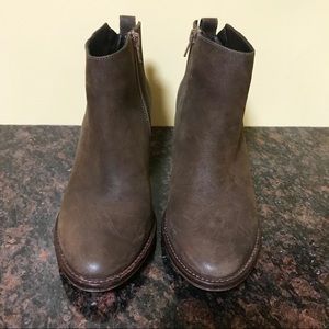 Leather Booties NWOT